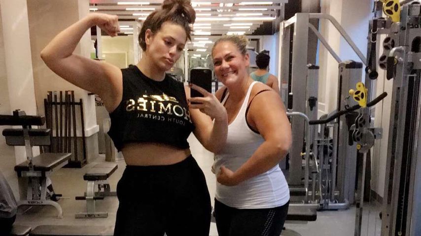 Ashley Graham im Fitnessstudio