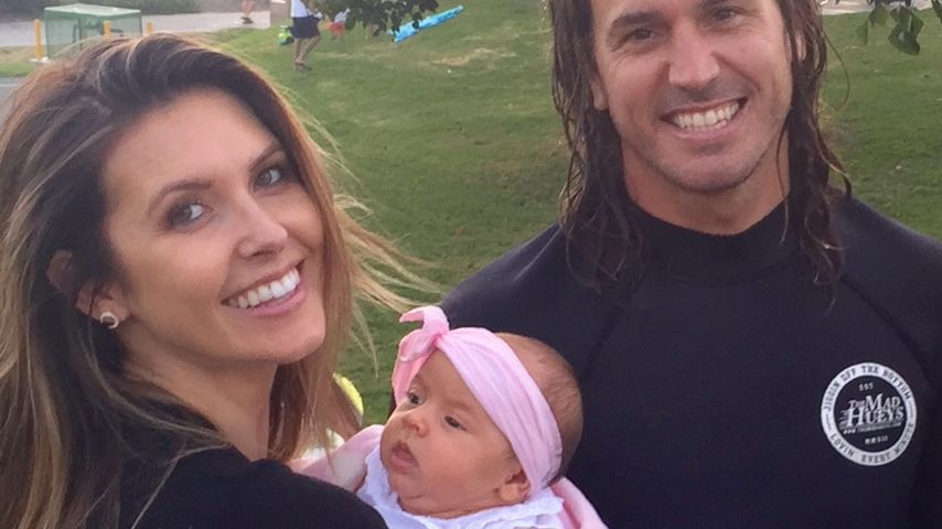 Audrina Patridge mit Ehemann Corey und Tochter Kirra