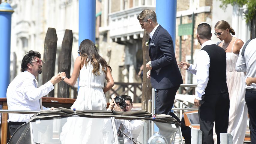 Bastian Schweinsteiger und Ana Ivanovic bei ihrer Hochzeit in Venedig