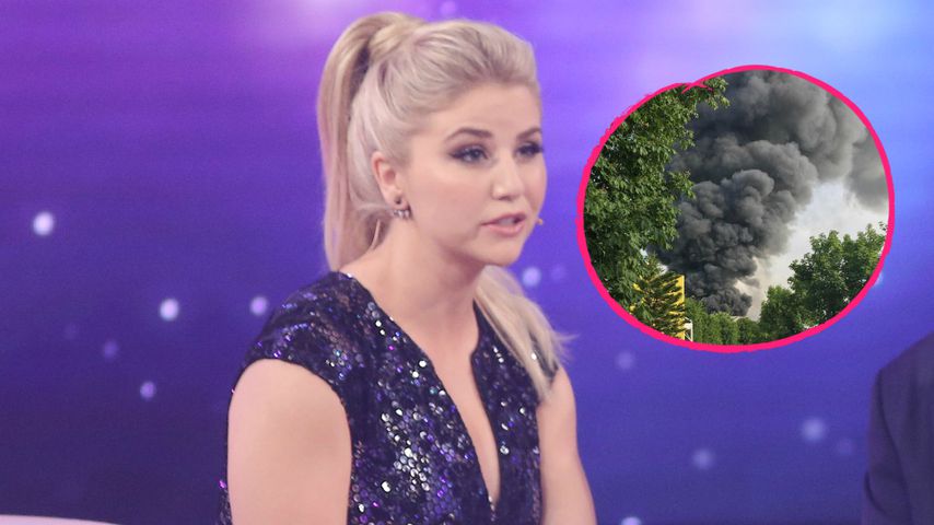 Rauchwolke im Europa-Park: Vor Beatrice Eglis Probe brennt's