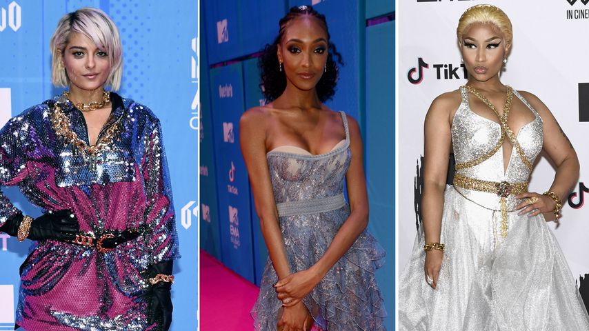 Glitter, Glamour & BH-Panne: Das waren die wilden EMA-Looks
