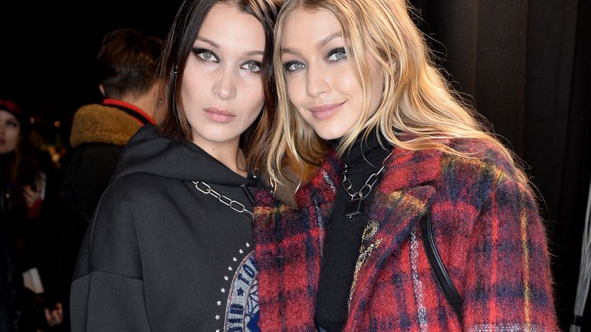 Bella und Gigi Hadid auf der London Fashion Week
