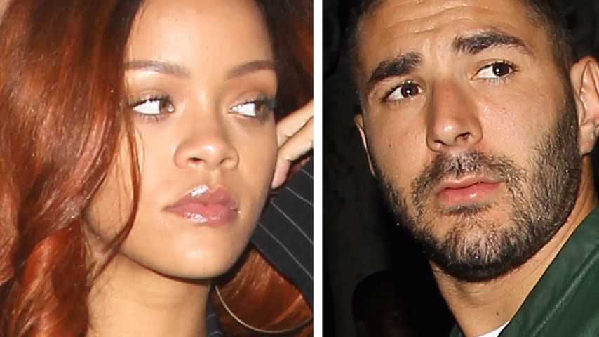 Rihanna und Karim Benzema