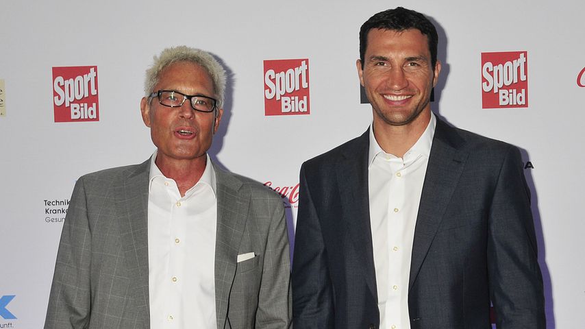 Bernd Bönte und Wladimir Klitschko bei den Sport Bild Awards