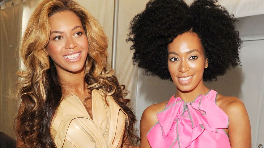 Beyoncé und Solange Knowles bei der Fashion-Week in New York