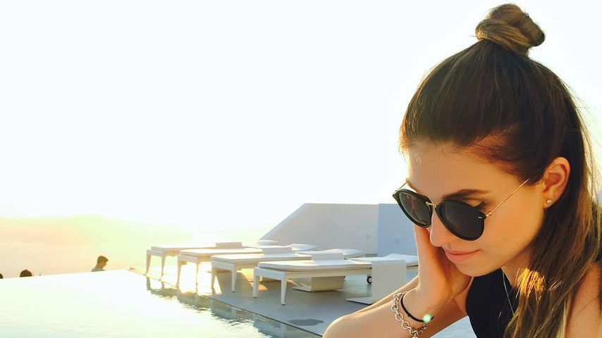 Bibi Heinicke im Urlaub in Griechenland