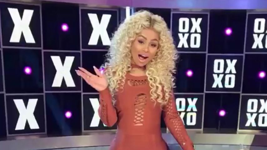 Blac Chyna am Set von "Hip Hop Squares"