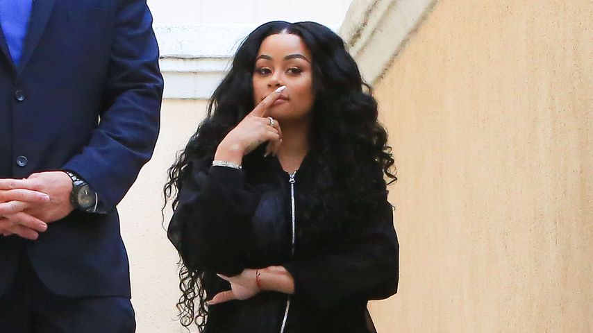 Blac Chyna auf dem Weg zu Robs Geburtstag