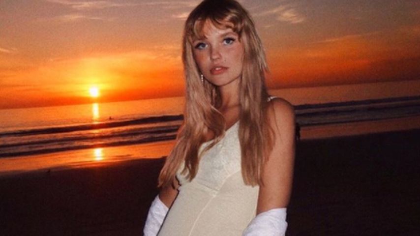 Bonnie Strange am Santa Monica Beach