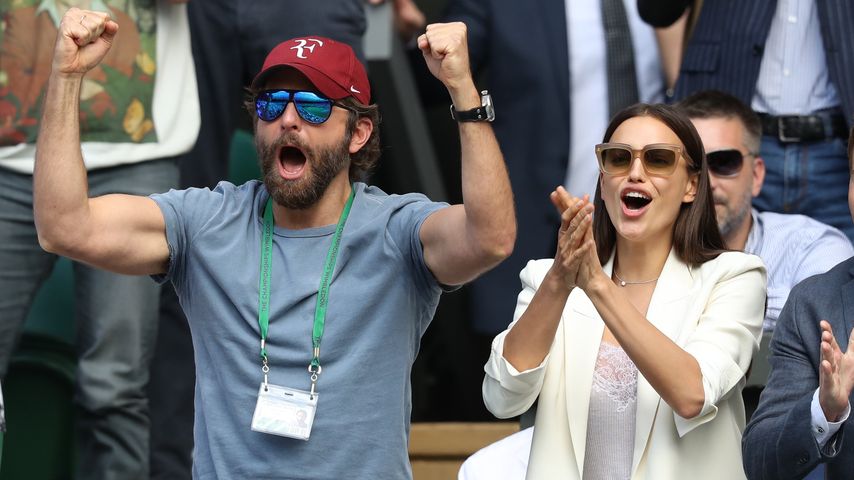 Bradley Cooper und Irina Shayk in Wimbledon 2016