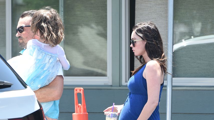 Brian Austin Green und Megan Fox mit ihrem Sohn Noah