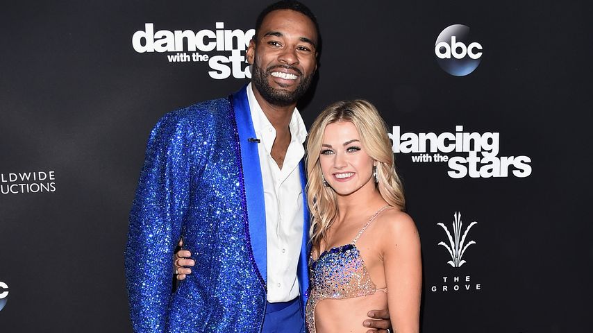 Calvin Johnson und Profi-Tänzerin Lindsay Arnold beim Finale von "Dancing with the Stars"