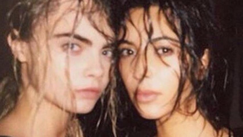 Kim Kardashian und Cara Delevingne