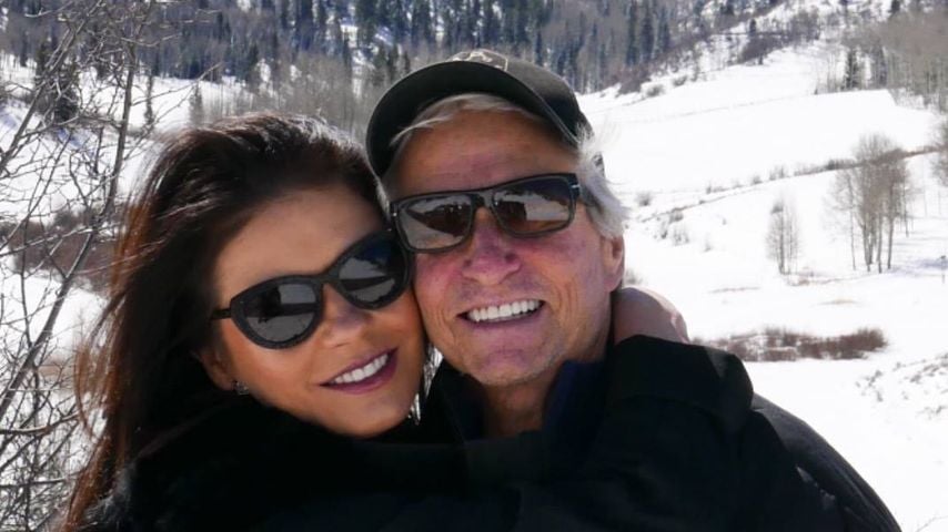 Catherine Zeta-Jones und Michael Douglas im Ski-Urlaub
