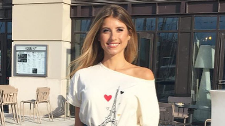 Cathy Hummels beim Halbfinalspiel Deutschland - Frankreich der EM 2016 in Marseille