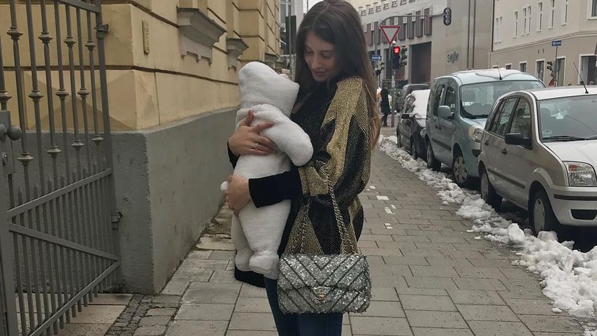 Cathy Hummels und ihr Sohn Ludwig