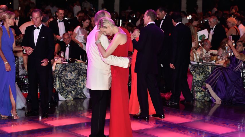 Fürstin Charlène und Albert II von Monaco