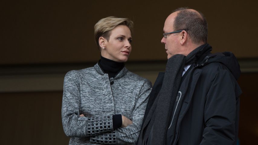 Fürstin Charlène und Albert II von Monaco
