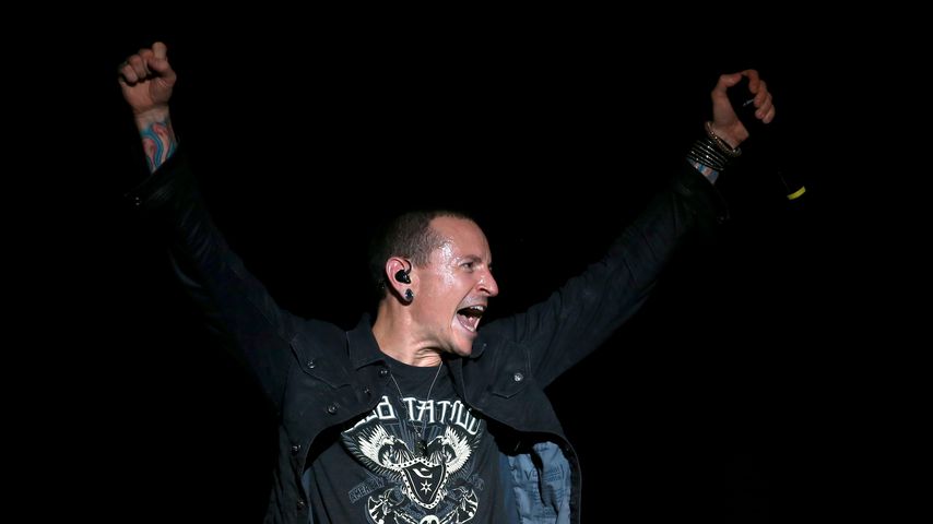 Chester Bennington bei einem Konzert 2015