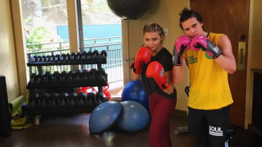 Chloë Moretz und Brooklyn Beckham im Fitnessstudio