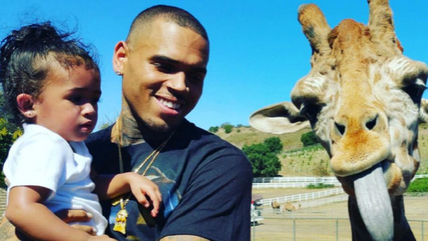 Chris Brown mit Tochter Royalty Brown