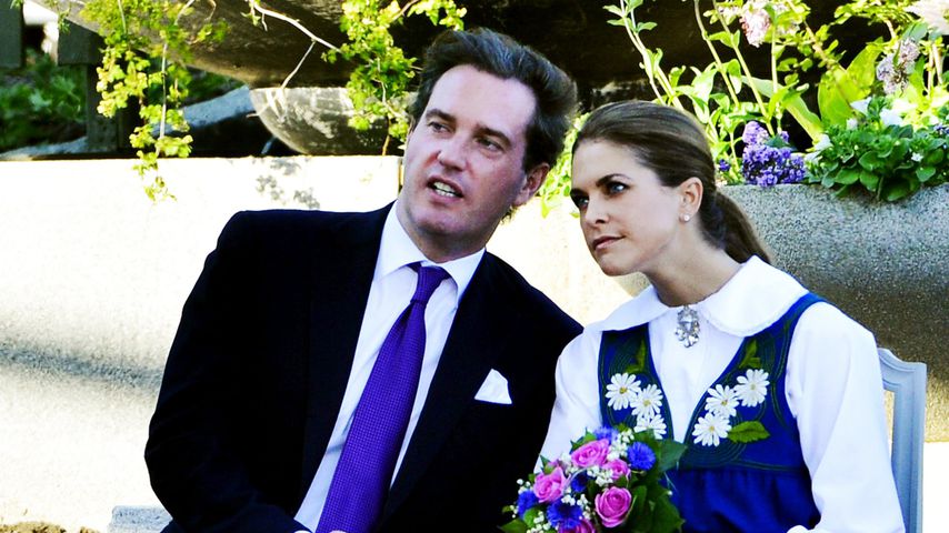 Chris O'Neill und Prinzessin Madeleine am schwedischen Nationalfeiertag 2013