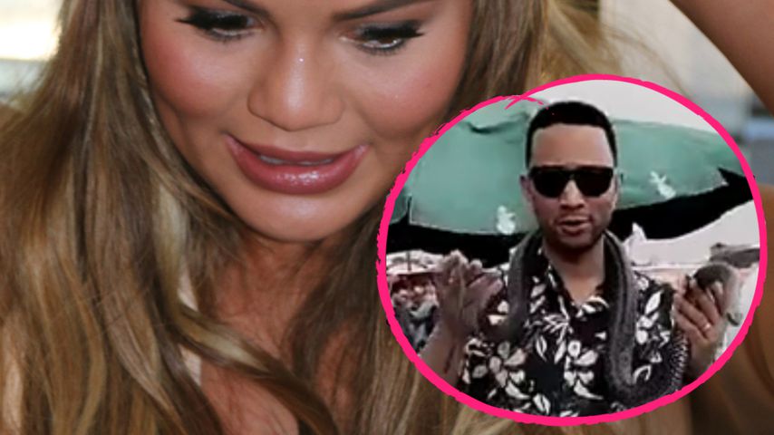 Chrissy Teigen entsetzt: John Legend spielt mit Schlangen!
