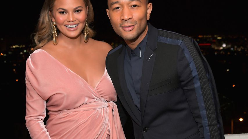 Chrissy Teigen mit ihrem Ehemann John Legend auf dem GQ Men of the Year Dinner 2017 in Los Angeles