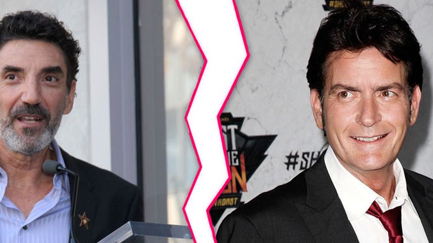 Charlie Sheen und Chuck Lorre