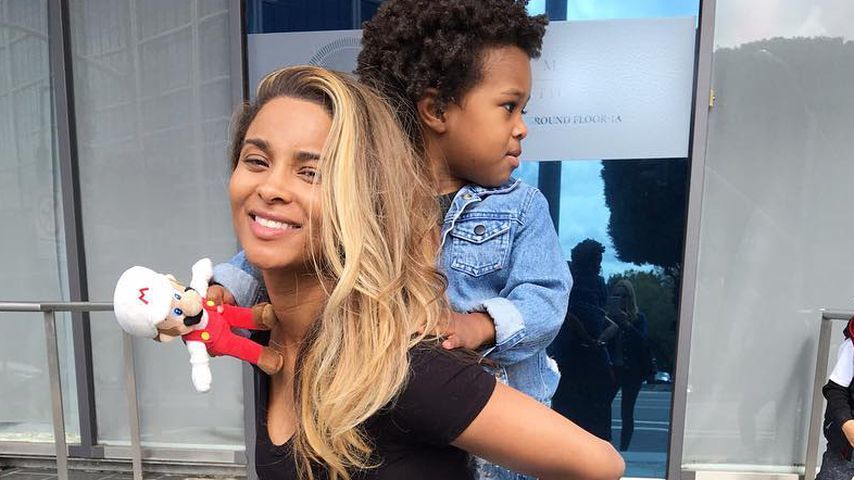 Ciara mit ihrem Söhnchen Future Jr.