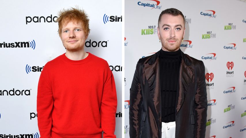 Warum schenkte Ed Sheeran Sam Smith großen Marmor-Penis?