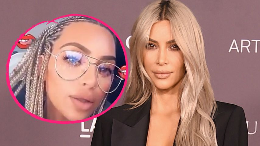 Kampfansage? Kim Kardashian trägt jetzt freche Braids!