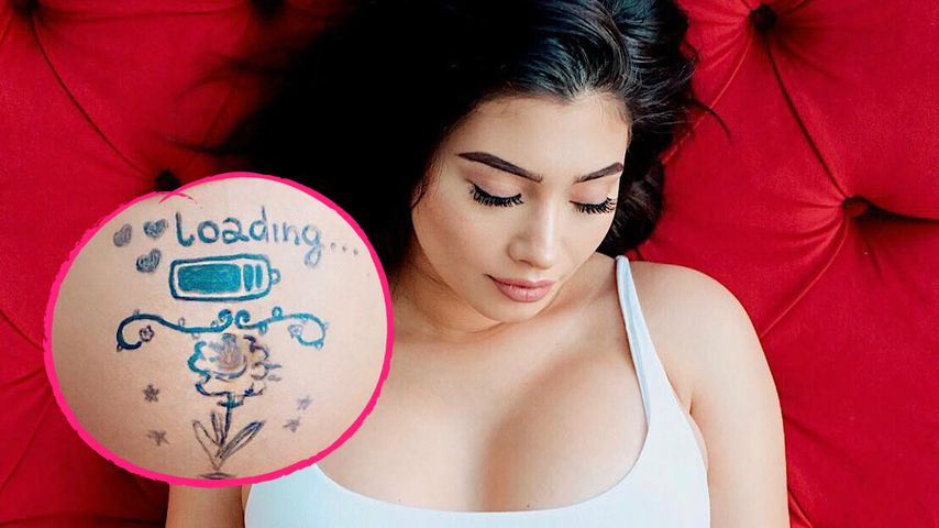 Bauch-Kunstwerk: So schön wartet Paola Maria auf ihr Baby!