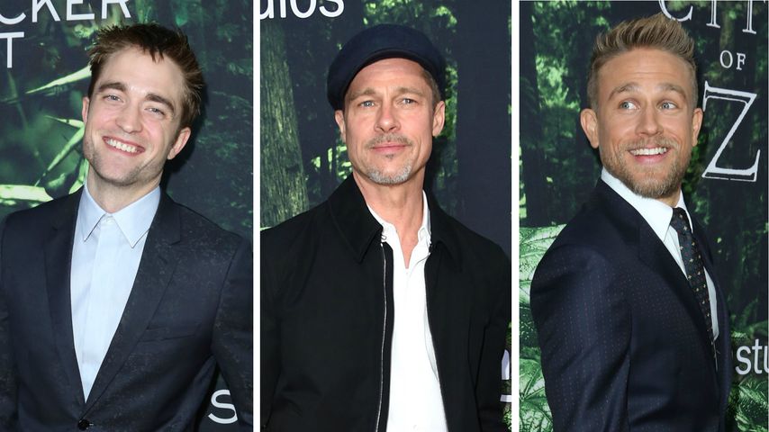 Rob, Brad und Charlie Hunnam: Der heißeste Red Carpet ever?!