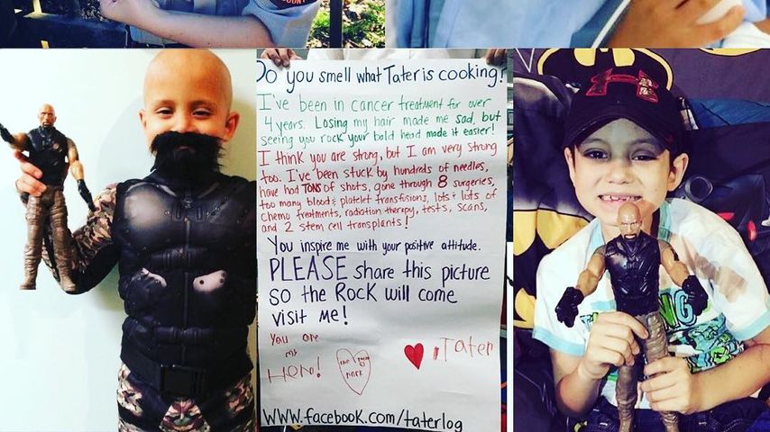 Gabriel "Tater" Singleton, Fan von Dwayne "The Rock" Johnson