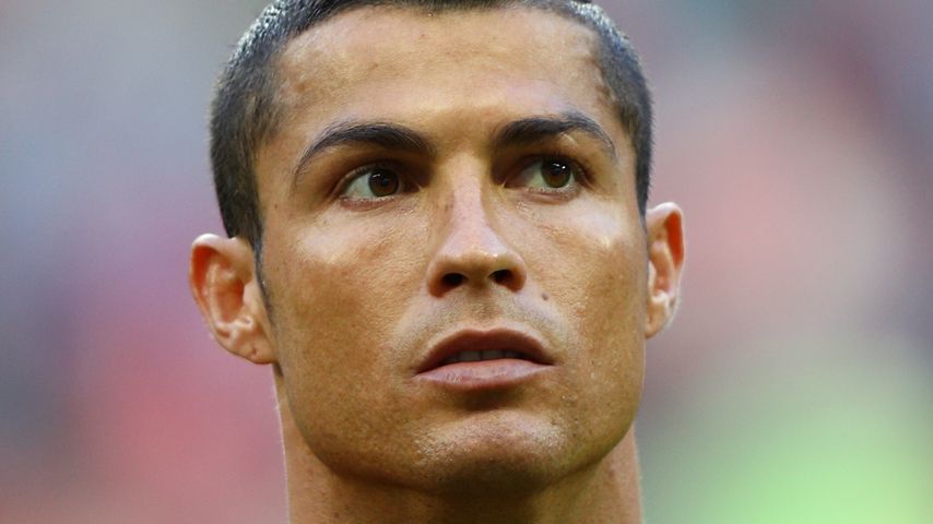 Cristiano Ronaldo beim Spiel Protugal gegen Russland