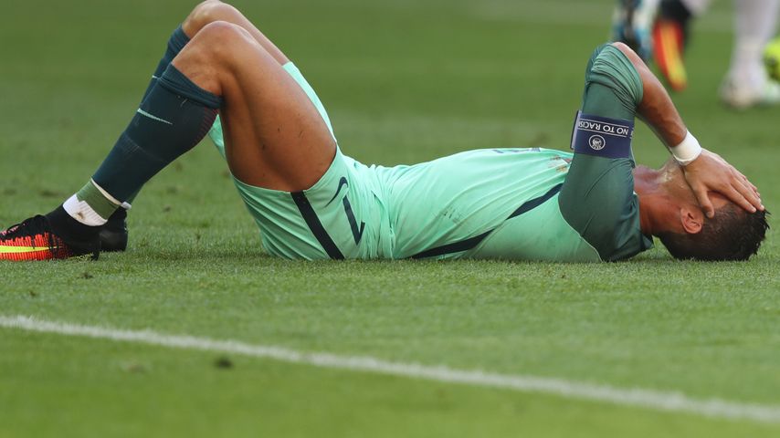 Cristiano Ronaldo beim Spiel Ungarn gegen Portugal bei der EM 2016 in Lyon
