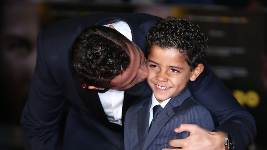 Cristiano Ronaldo und Cristiano Ronaldo Jr.