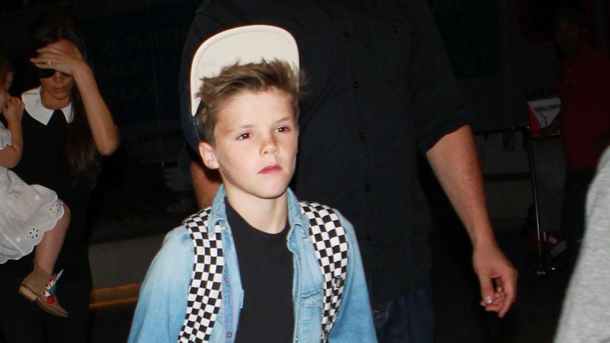 Cruz Beckham am Flughafen von Los Angeles