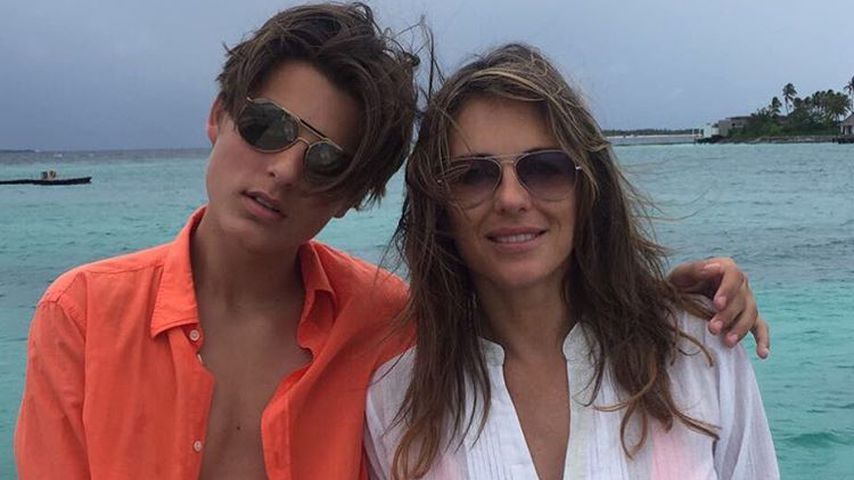 Damian und Liz Hurley
