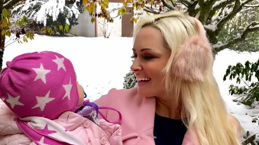 Daniela Katzenberger mit Töchterchen Sophia