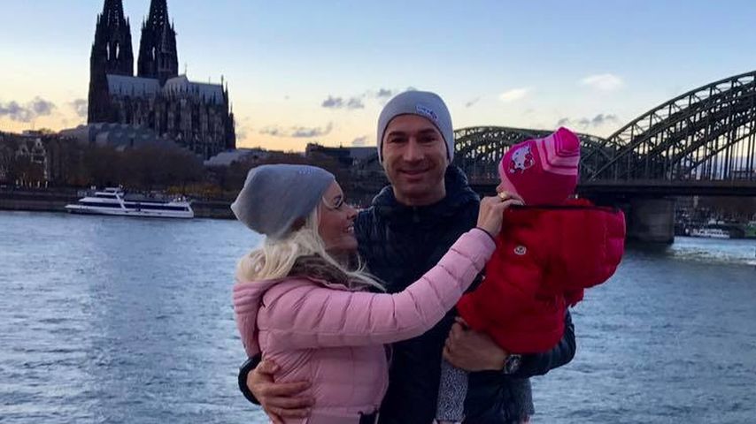 Daniela Katzenberger und Lucas Cordalis mit Tochter Sophia in Köln