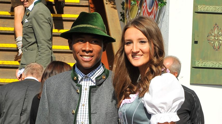 David Alaba und Katja Butylina auf dem Oktoberfest 2015