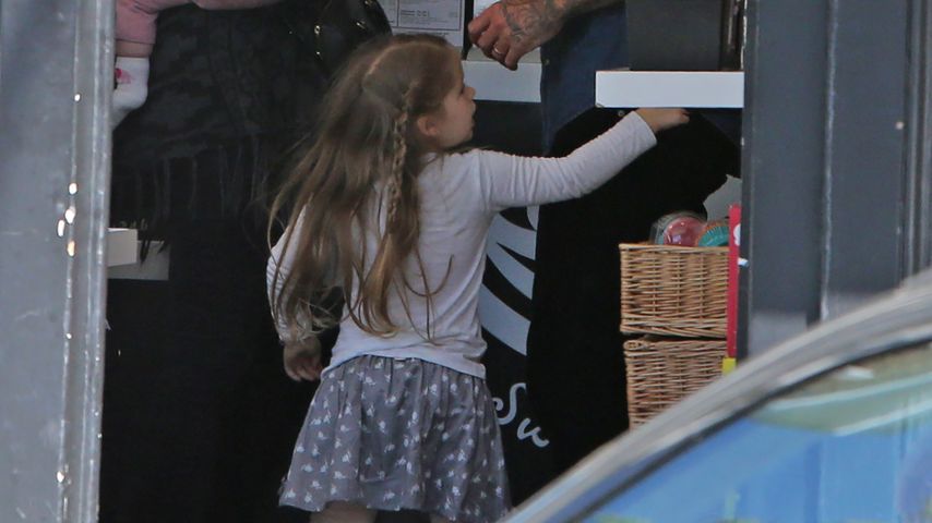 David Beckham und Harper Seven Beckham