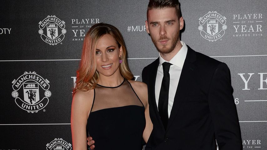 David de Gea und Edurne Garcia bei den Manchester United Player Of The Year Awards
