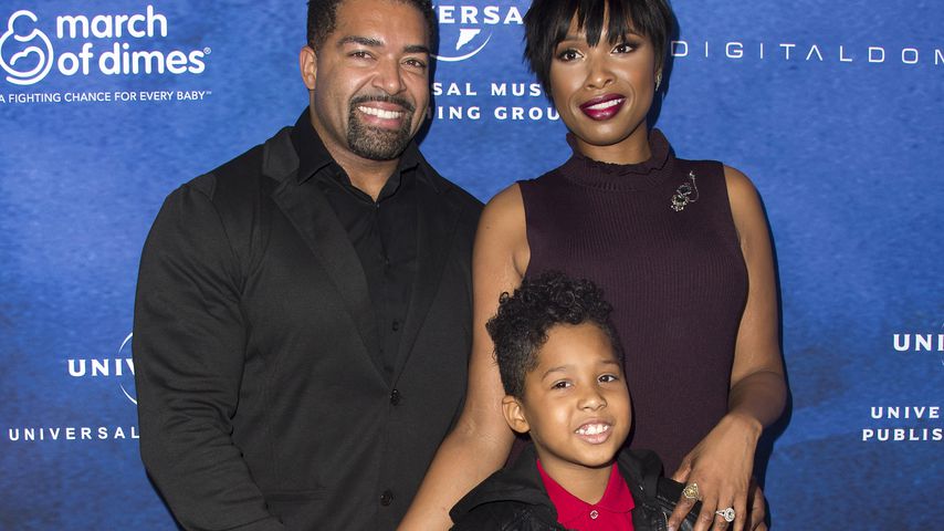 David Otunga, Jennifer Hudson und ihr Sohn David Otunga Jr.