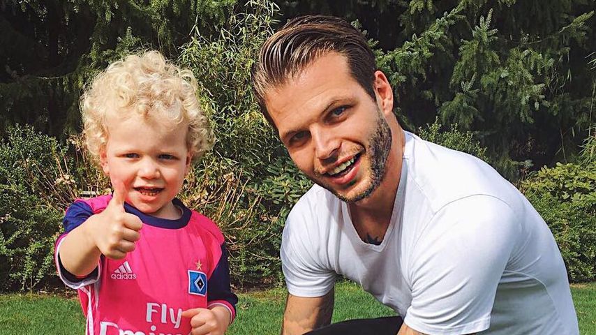 Dennis Diekmeier mit Sohn Dion