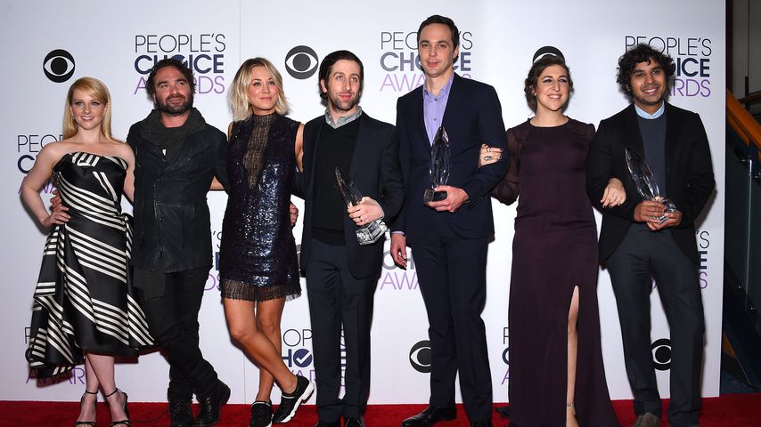 Der "The Big Bang Theory"-Cast bei den People's Choice Awwards 2016 in L.A.