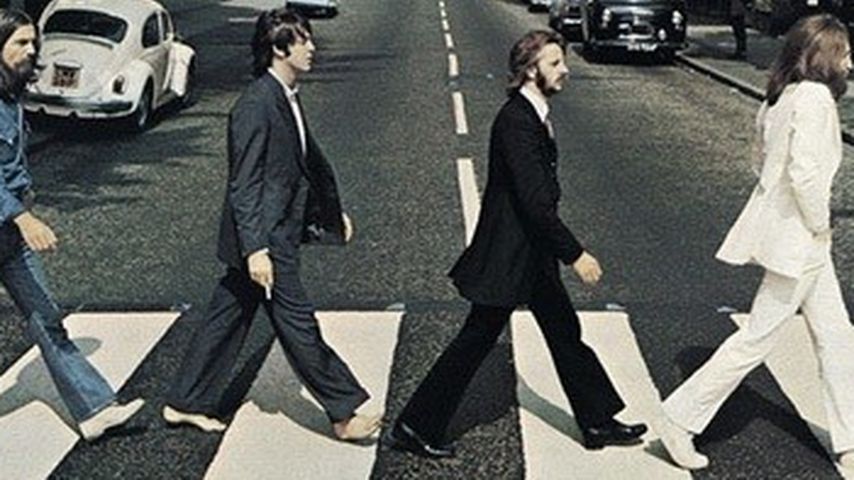 Paul McCartney, John Lennon und Ringo Starr