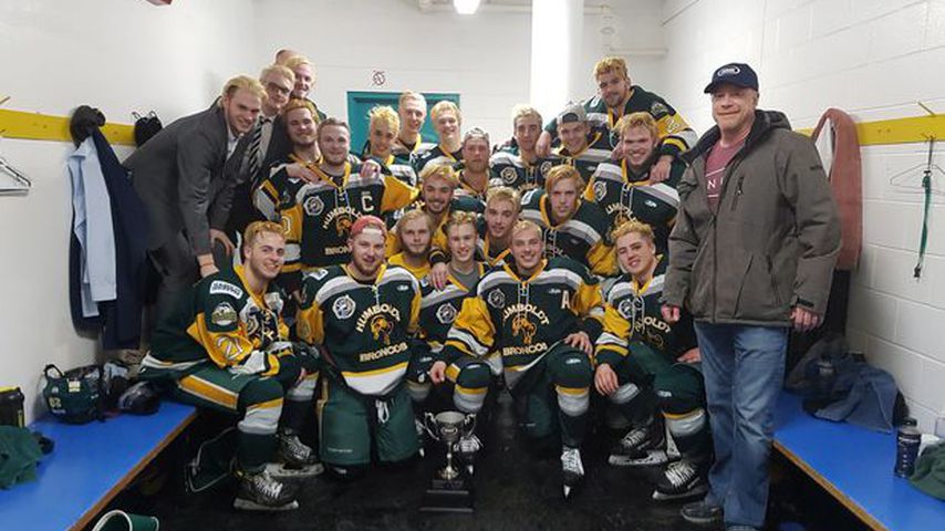 Die Eishockeyspieler der Humboldt Broncos